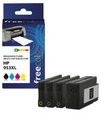 CLOVER CLOVER Freecolor Patrone HP 953XL color BK/C/M/Y remanufactured