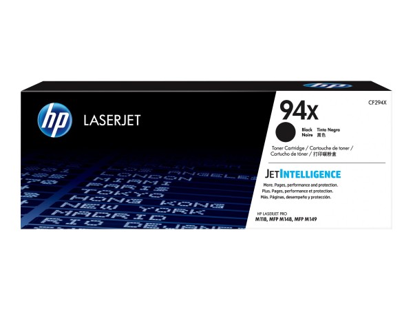HP HP 94X - Schwarz - Original - LaserJet - Tonerpatrone (CF294X) - für LaserJet Pro M118dw, MFP M148dw