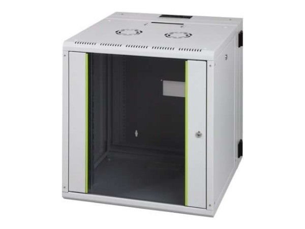DIGITUS 19" Wandschrank mit Schwenkrahmen 20HE grau RAL7035 IP40 inkl. 8x M DN-19 20-U-3