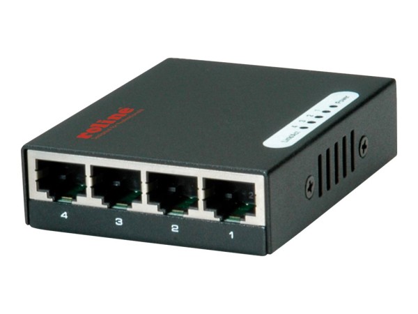 ROLINE Gigabit Eth. Switch,Pocket,4 P. 21.14.3514