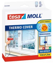 tesa MOLL Thermo Cover Fensterisolierfolie, 1,7 m x 1,5 m