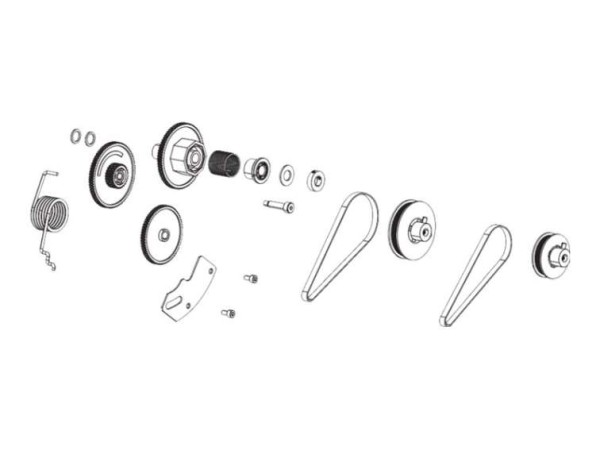 ZEBRA ZT400 SERIES KIT DRIVE SYSTEM P1058930-039