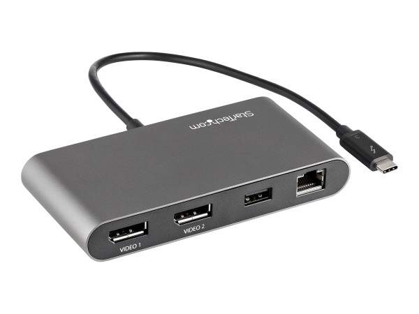 STARTECH.COM Thunderbolt 3 Mini Dock - Tragbare TB3-Dockingstation mit dual TB3DKM2DPL