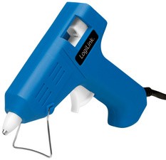 LogiLink Mini-Heißklebepistole, 10 Watt, blau