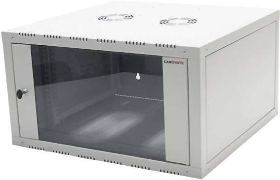 CANOVATE 19" Wandgehäuse - W06E66G B/H/T = 600x366x560mm lichtgrau - RAL703 W06E66G
