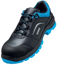 uvex 2 xenova Halbschuh S3 SRC, Gr. 43, schwarz/blau