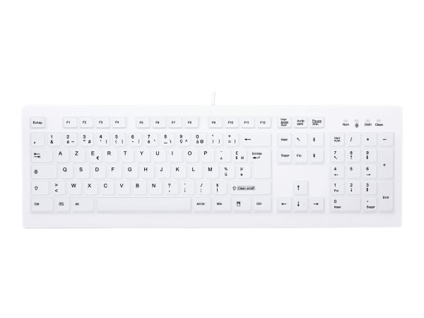 CHERRY ACTIVE KEY TAS AK-C8100F-UVS-W/FR FR-Layout weiß AK-C8100F-UVS-W/FR