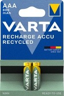 VARTA NiMH Akku "RECHARGE ACCU Recycled", Micro AAA, 800 mAh