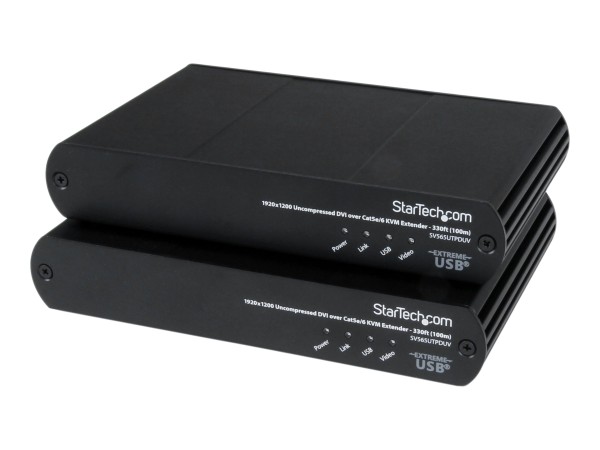 STARTECH.COM USB DVI über Cat5e / 6 KVM Konsolen Extender mit 1920x1200 unk SV565UTPDUV