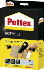 Pattex Heißklebepistole HOT SUPERMATIC, schwarz/gelb