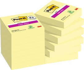 Post-it Haftnotizen Super Sticky Notes, 76 x 76 mm, 4+2