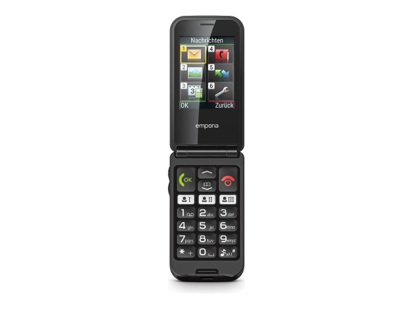 EMPORIA emporiaTALKglam (V3), 2G Großtastenklapphandy 2G, ohne Netzteil F88.V3.BK.01