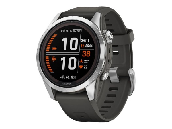 GARMIN fenix 7S Pro - Solar Edition - 42 mm - faserverstärktes Polymer - in 010-02776-01