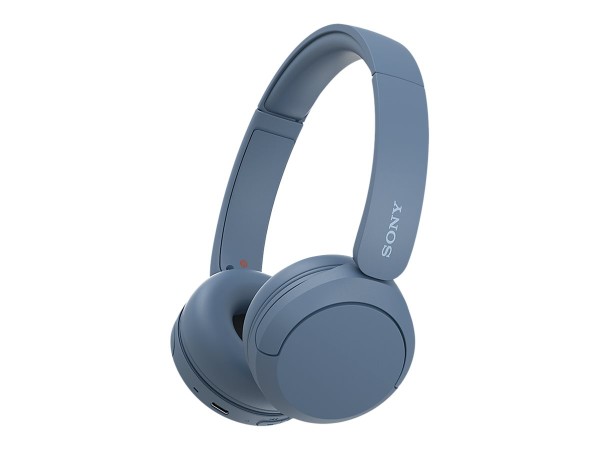 SONY SONY WH-CH520 Kabellose Bluetooth-Kopfhörer, blau bis zu 50 Stunden Akkulaufzeit mit Schnellladefunk
