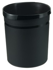 HAN Papierkorb GRIP KARMA, Kunststoff, 18 Liter, schwarz