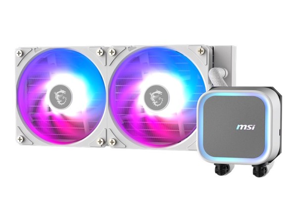 MSI MAG Core Liquid A13 240 White CPU Komplettwasserkühlung für AMD und Int 306-7ZWCA21-L80