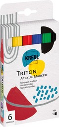 KREUL Acrylmarker TRITON Acrylic Marker, 6er-Set