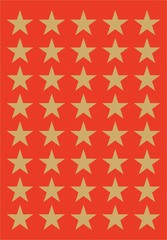HERMA Weihnachts-Sticker DECOR "Sterne", 13 mm, gold