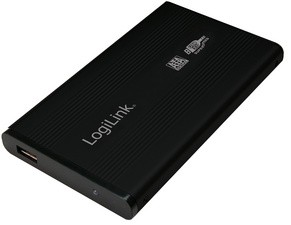 LogiLink 2,5" SATA Festplatten-Gehäuse, USB 3.0, schwarz