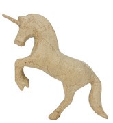 décopatch Pappmaché-Figur "Einhorn", 120 mm