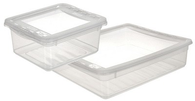 keeeper Aufbewahrungsbox "bea", 30 Liter hoch, transparent