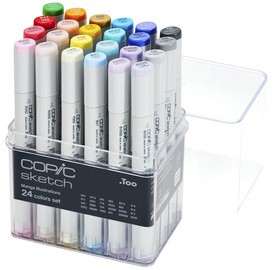 COPIC Marker sketch, 24er Set "Manga Illustration"