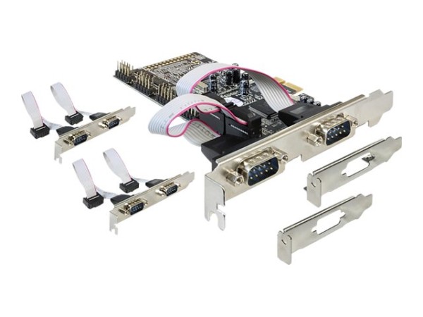 DELOCK DELOCK I/O PCI-Express DELOCK 6x ext. seriell (DB9) (inkl. LP)