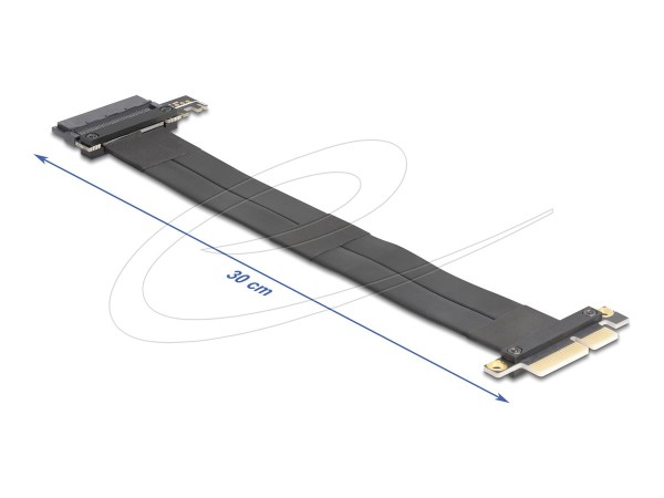 DELOCK DELOCK 81507, PCIe, U.2, Männlich, Schwarz, 0,3 m, 1 Stück(e)