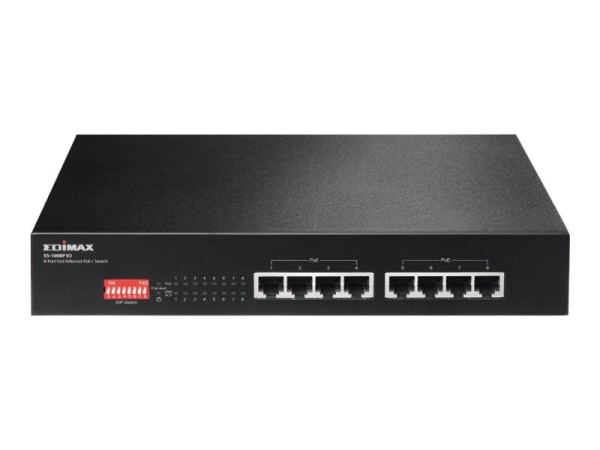 EDIMAX EDIMAX ES-1008P V2 8-Port Fast Ethernet PoE+ Switch
