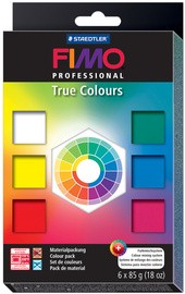 FIMO PROFESSIONAL Modelliermasse-Set "True colours", 6er Set