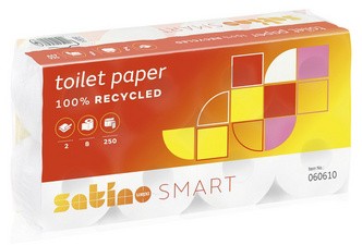 satino by wepa Toilettenpapier Smart, 2-lagig, weiß
