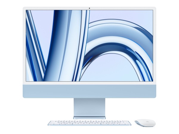 APPLE iMac Blau 61cm (24") Apple M3 8GB 256GB MacOS MQRQ3D/A