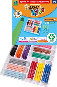 BIC KIDS Fasermaler Visacolor XL ecolutions, 96er Klassen-