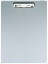 MAUL Klemmplatte aus Aluminium, A4, mit Klemmbügel
