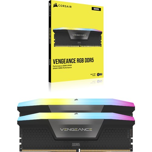 CORSAIR VENGEANCE RGB 96GB Kit (2x48GB) CMH96GX5M2B5600C40