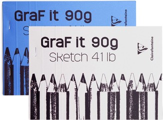 Clairefontaine Zeichenblock "GraF it", DIN A5, 90 g/qm