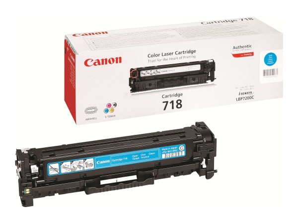 CANON 718 Cyan Cyan Tonerpatrone 2661B002