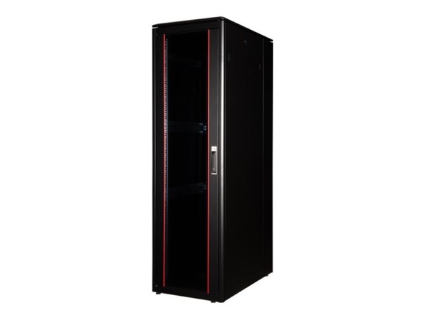 EQUIP EQUIP Serverschrank 19"  42U 600x1000mm Glastür  schwarz