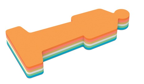 MAUL Moderationskarten Mensch, 190 x 60 mm, farbig