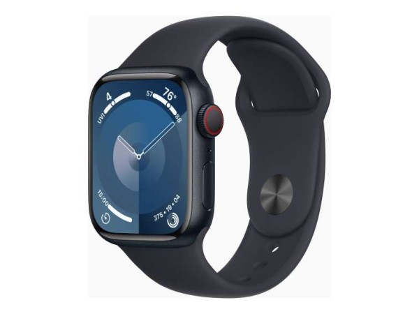 APPLE Watch Series 9 GPS + Cellular 41mm Midnight Aluminium Case with Midni MRHT3QF/A