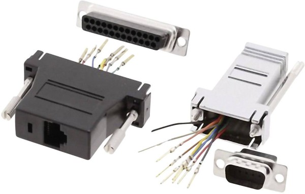 EDAC EDAC D-SUB Adapter D-SUB-Stecker 25pol. - RJ45-Buchse MH Connectors DA25-PMJ8-K-RC 1 St.