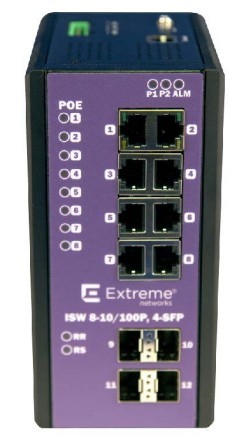 Extreme Networks ISW 8-10/100P4-SFP - Router - 0,1 Gbps