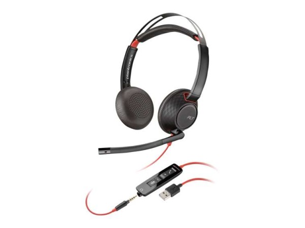 HP Poly Blackwire 5220 Stereo USB-A Headset 80R97AA
