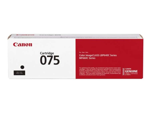 CANON Toner/Cartridge 075 BK 6365C002