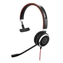 GN Netcom Evolve 40 Mono - Headset - Mono 110 g - Silber, Schwarz