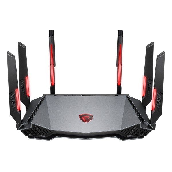 MSI MSI RadiX AXE6600 WiFi 6E Gaming Router AXE6600 Tri-Band, 4x Gigabit LAN