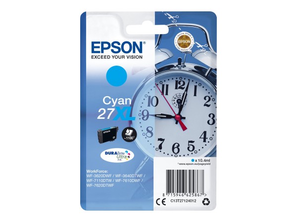 EPSON EPSON 27XL XL Cyan Tintenpatrone