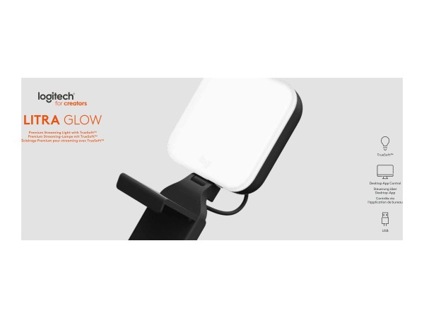 LOGITECH LOGITECH Litra Glow Prem Streaming Light TrueSoft