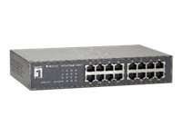LEVEL ONE Switch 16Port Gigabit GEU-1621