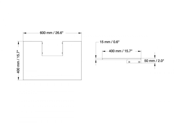CELEXON CELEXON Frontablage für alle Adjust-V Modelle für Displayständer Professional Plus und Expert Ser
